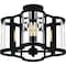 Quoizel Semi-Flush Mount Semi Flush 4 Lights Matte Black QSF6193MBK - alternate 3